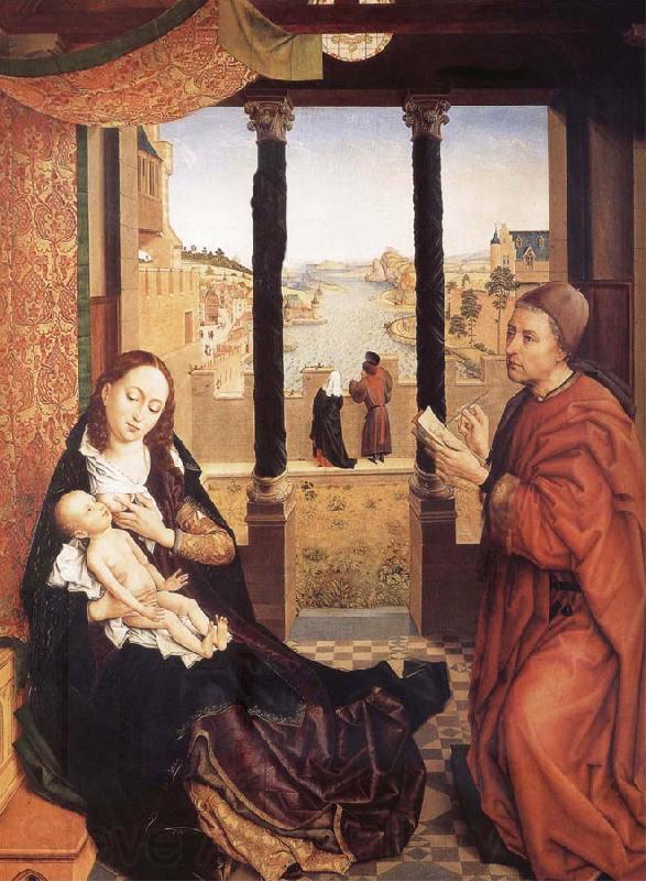 Rogier van der Weyden San Lucas Painting to the Virgin one Norge oil painting art